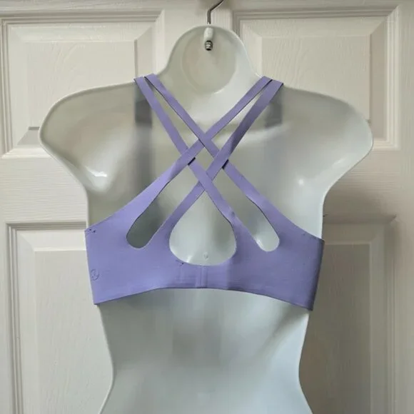 Lululemon Light Strides Bra Iron Purple - Picture 3 of 6